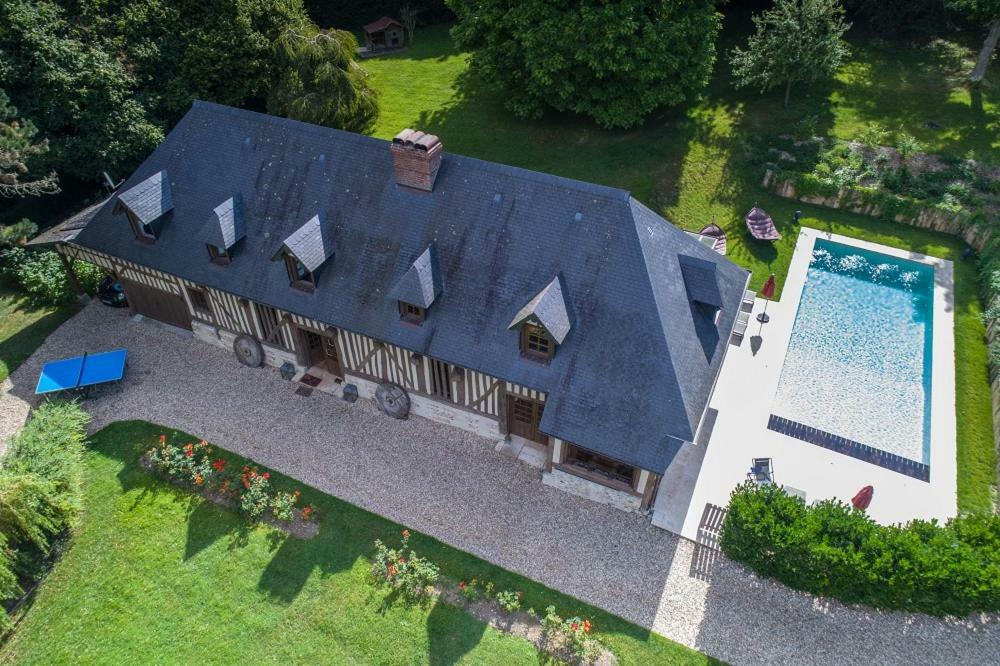 Maison Normande de Caractère A Colombages Saint-Hymer Exterior foto